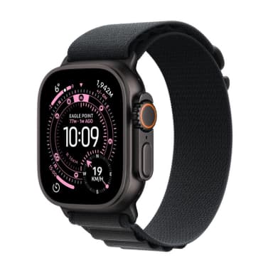 Watch Ultra 3 GPS + Cellular 49mm Black Titanium Case with Black Alpine Loop - Medium