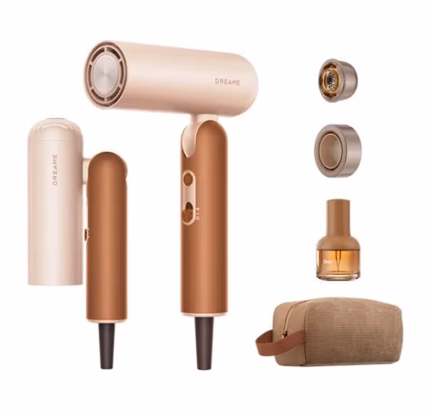 Dreame Pocket Cake Hair Dryer Brown